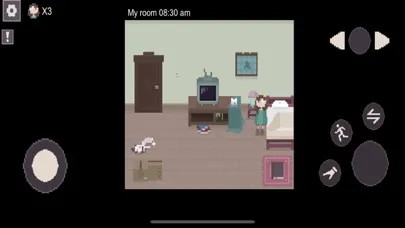Tangkapan skrin House Pixel girl