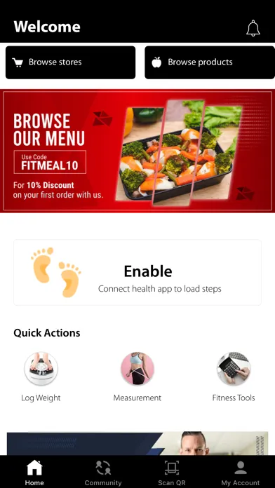 Ảnh chụp màn hình của Fit meal pro