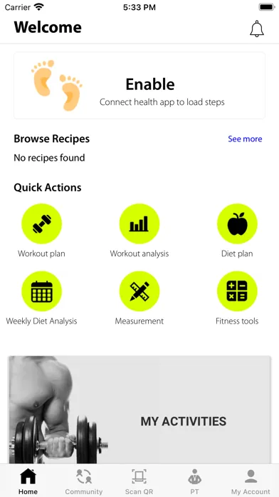 ภาพหน้าจอของ Gymzilla - Fitnotes