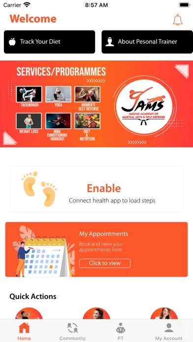 Zrzuty ekranu Jaguar Academy of Martial Arts