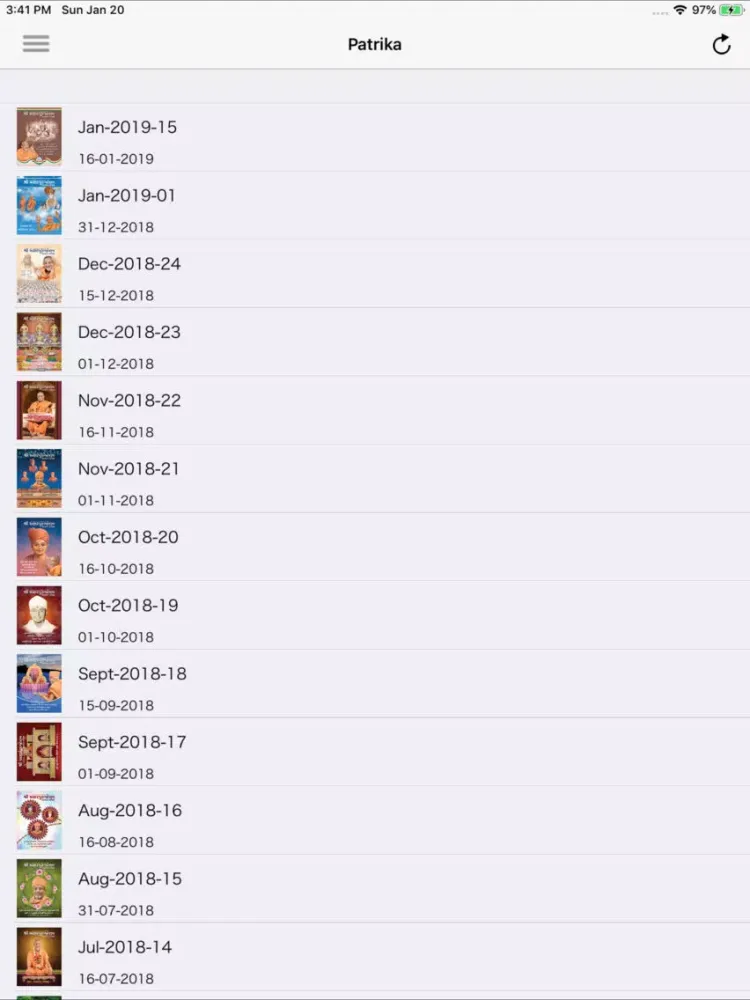 Capturas de pantalla de APSP iPad 