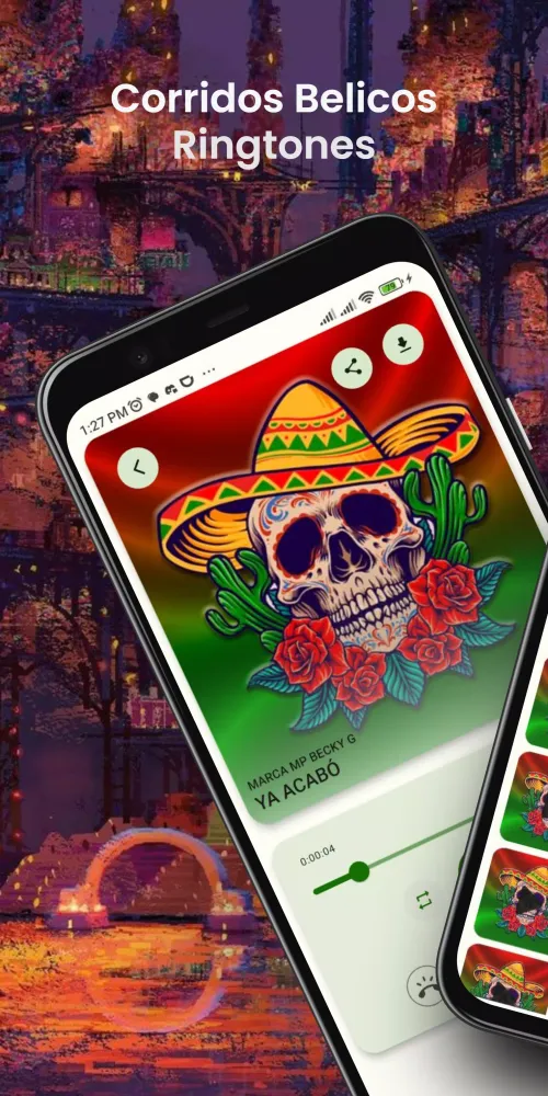 Скриншоты Ringtones Corridos Mexican