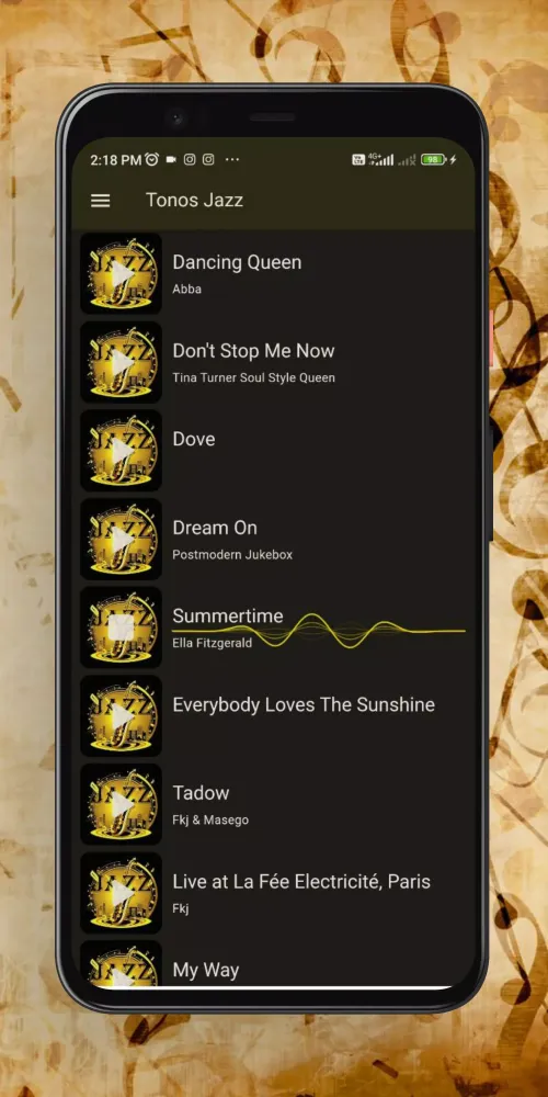Capturas de pantalla de Jazz ringtones