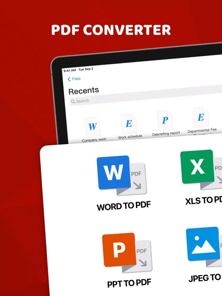 Zrzuty ekranu PDF Converter ⁺ iPad 