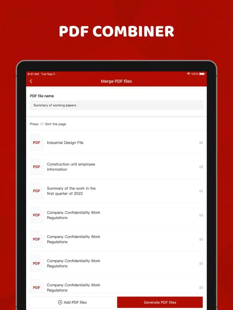 Zrzuty ekranu PDF Converter ⁺ iPad 