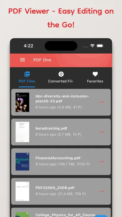 Скриншоты PDF One - PDFs with Ease