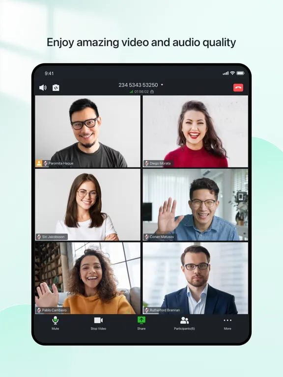 Yealink Meeting intl. iPad  スクリーンショット