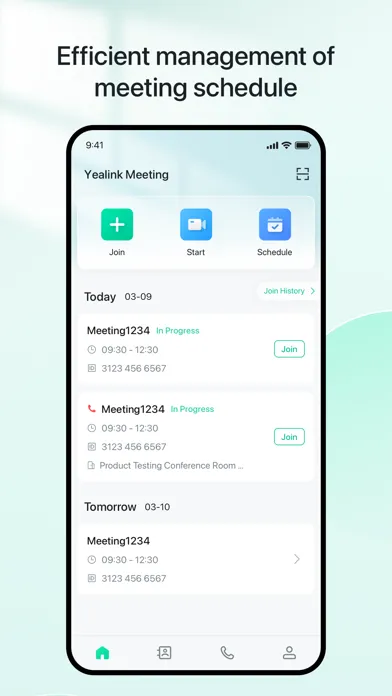Yealink Meeting intl. スクリーンショット