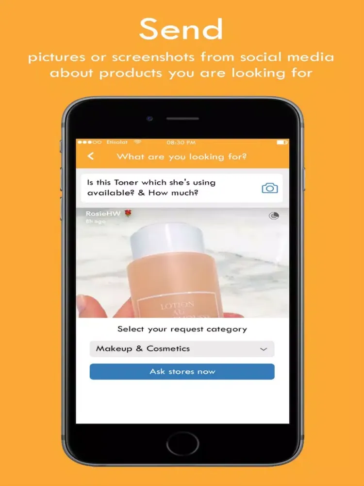 Zrzuty ekranu iwant social eCommerce iPad 