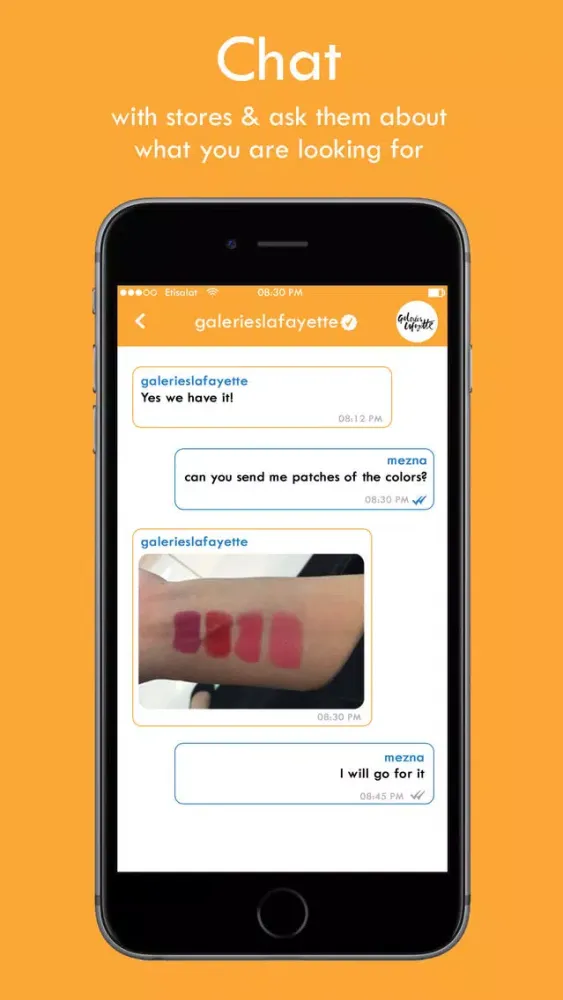 Zrzuty ekranu iwant social eCommerce