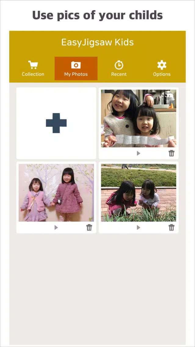 Tangkapan layar EasyJigsaw Kids