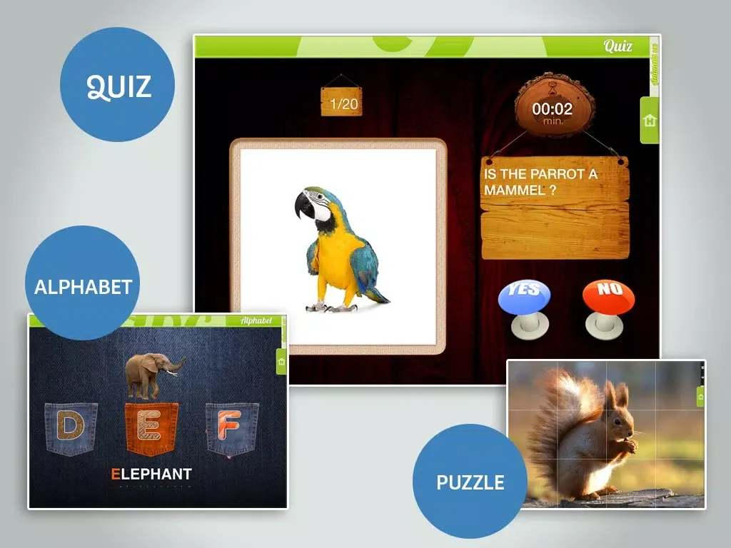 Zrzuty ekranu Animals 100 LITE - Real Animals iPad 