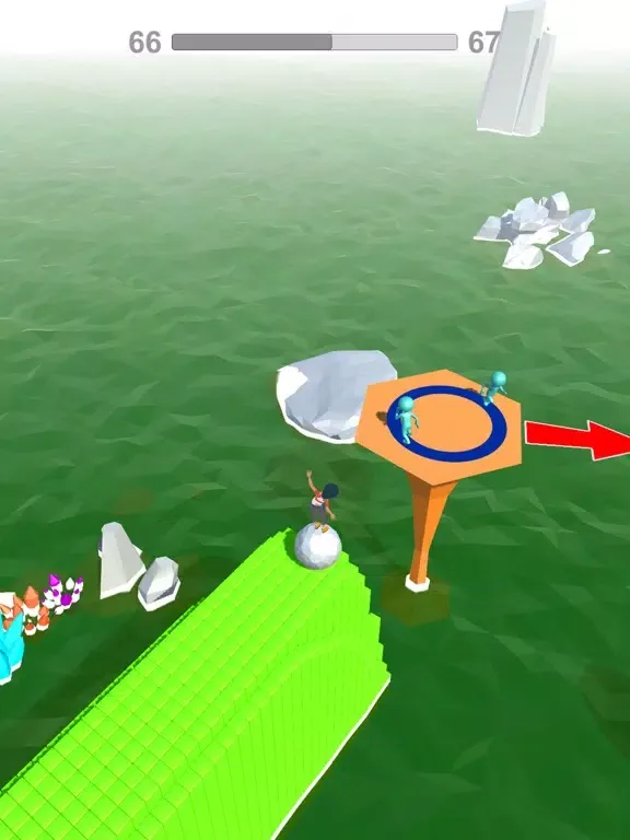 Screenshot di Roller Ball - Super Splat Game iPad 