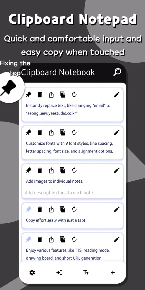 Clipboard - Copy Paste & Notes Screenshots
