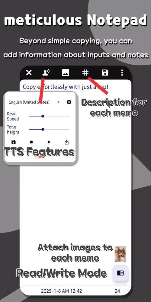 Clipboard - Copy Paste & Notes Screenshots