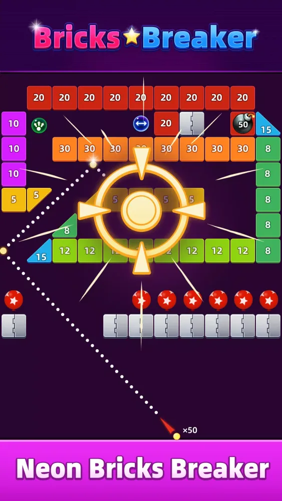 Bricks Breaker: Hit Ball Blast Ekran Görüntüleri