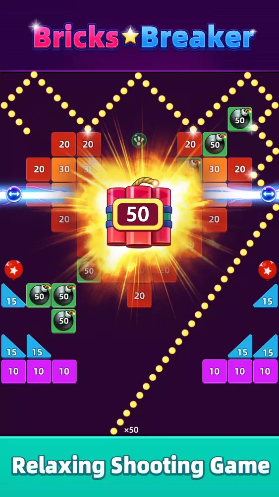 Bricks Breaker: Hit Ball Blast Ekran Görüntüleri