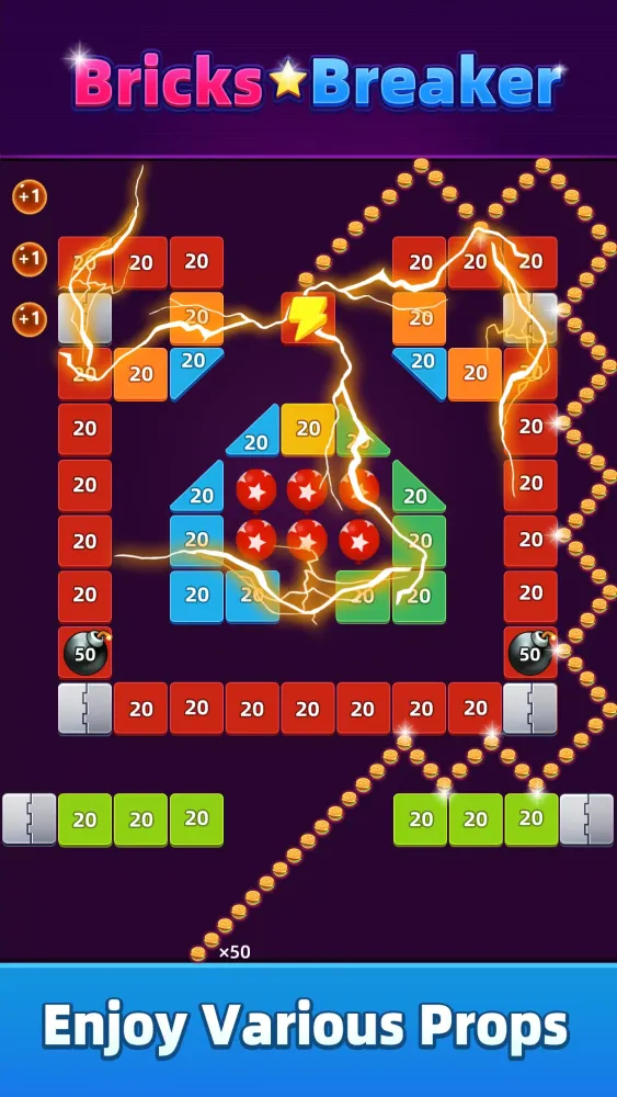 Bricks Breaker: Hit Ball Blast Ekran Görüntüleri