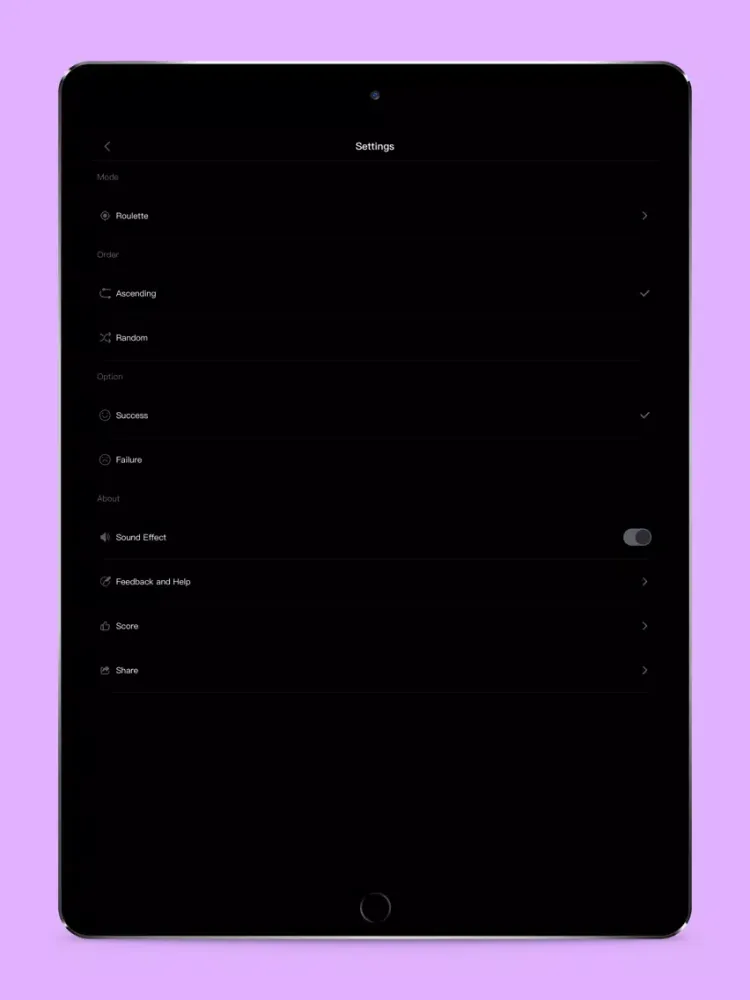 TapRoulette - Make Decisions iPad  স্ক্রিনশট