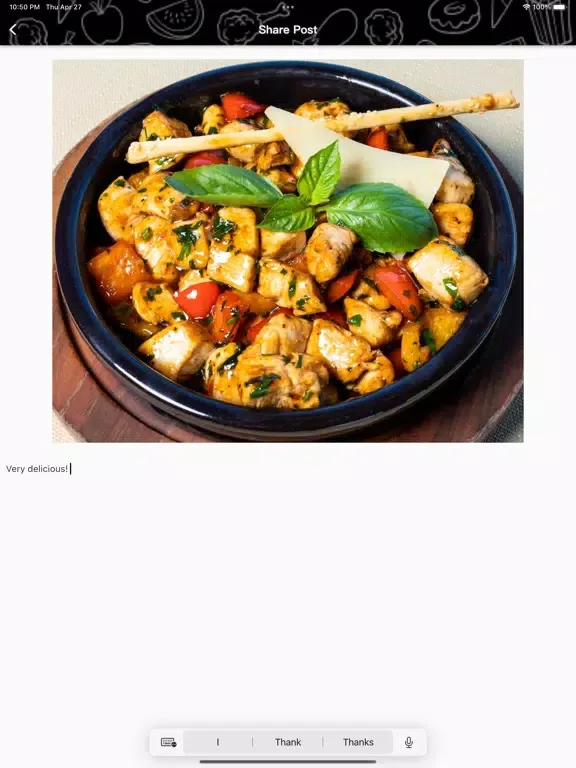 Zrzuty ekranu FOODIE - SHARE FAVORITE FOOD iPad 