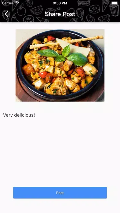Zrzuty ekranu FOODIE - SHARE FAVORITE FOOD
