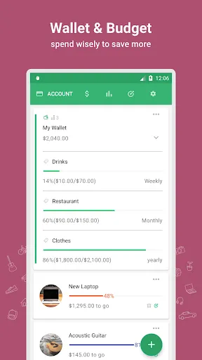 Thriv - Savings Goal Tracker Screenshots