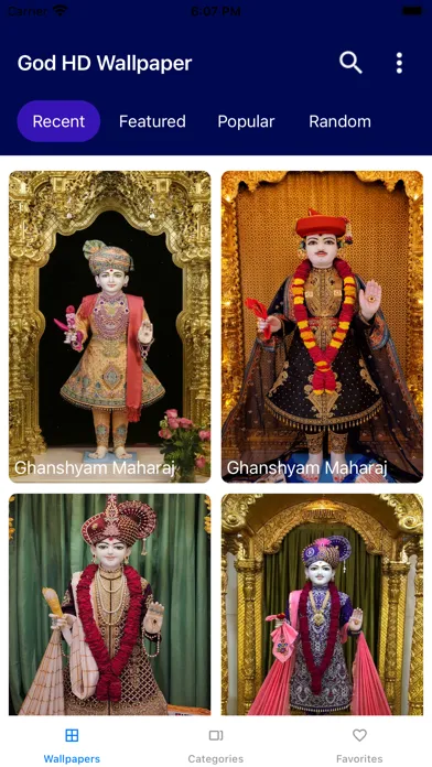 Captures d'écran de Swaminarayan Wallpapers