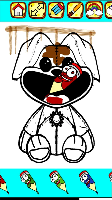 Screenshot di Smiling comic critters Draw