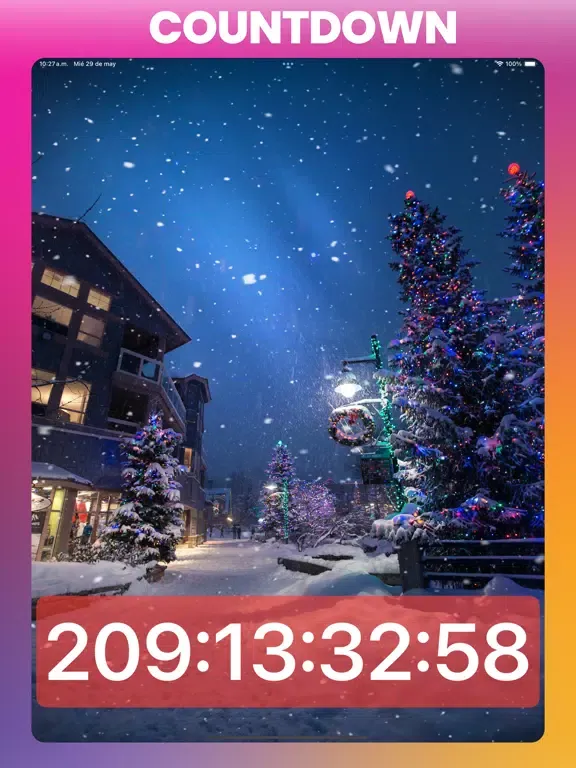 Capturas de tela do Christmas Countdown VIP iPad 