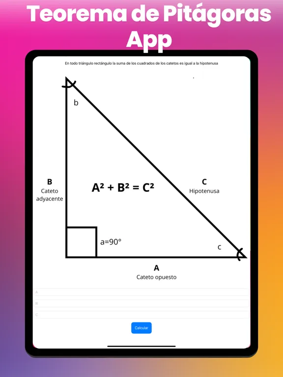 تصاویر Teorema de Pitágoras VIP iPad 