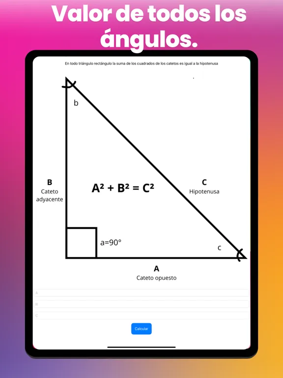 تصاویر Teorema de Pitágoras VIP iPad 