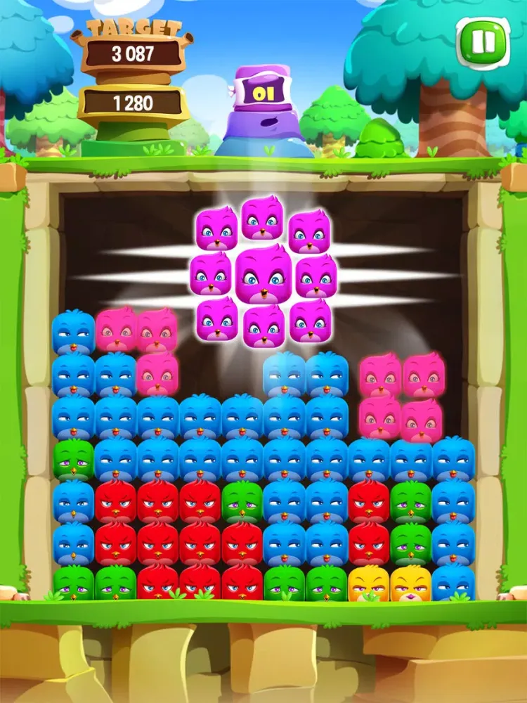 Tangkapan skrin Pop Bird iPad 