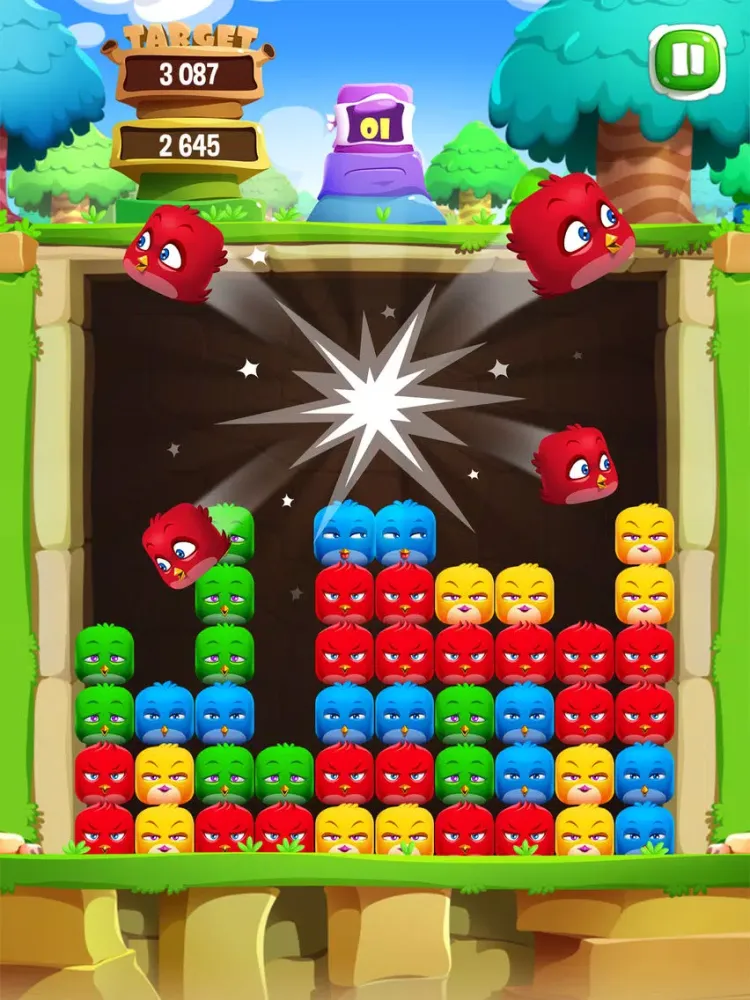 Tangkapan skrin Pop Bird iPad 