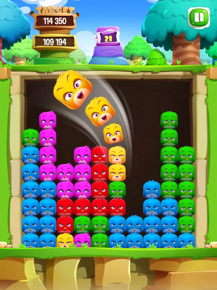 Tangkapan skrin Pop Bird iPad 
