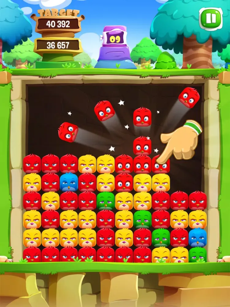 Tangkapan skrin Pop Bird iPad 