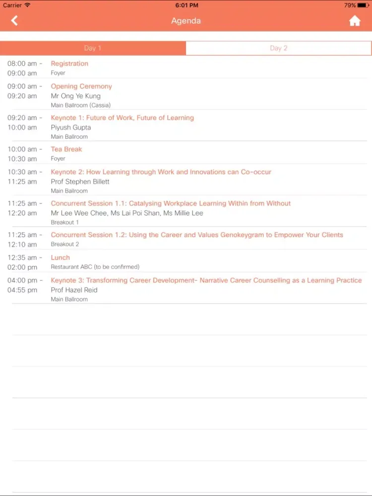 Adult Learning Symposium 2016 iPad 应用截图