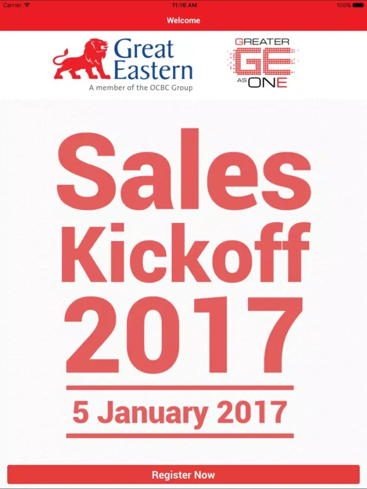 Great Eastern SKO 2017 iPad  스크린샷