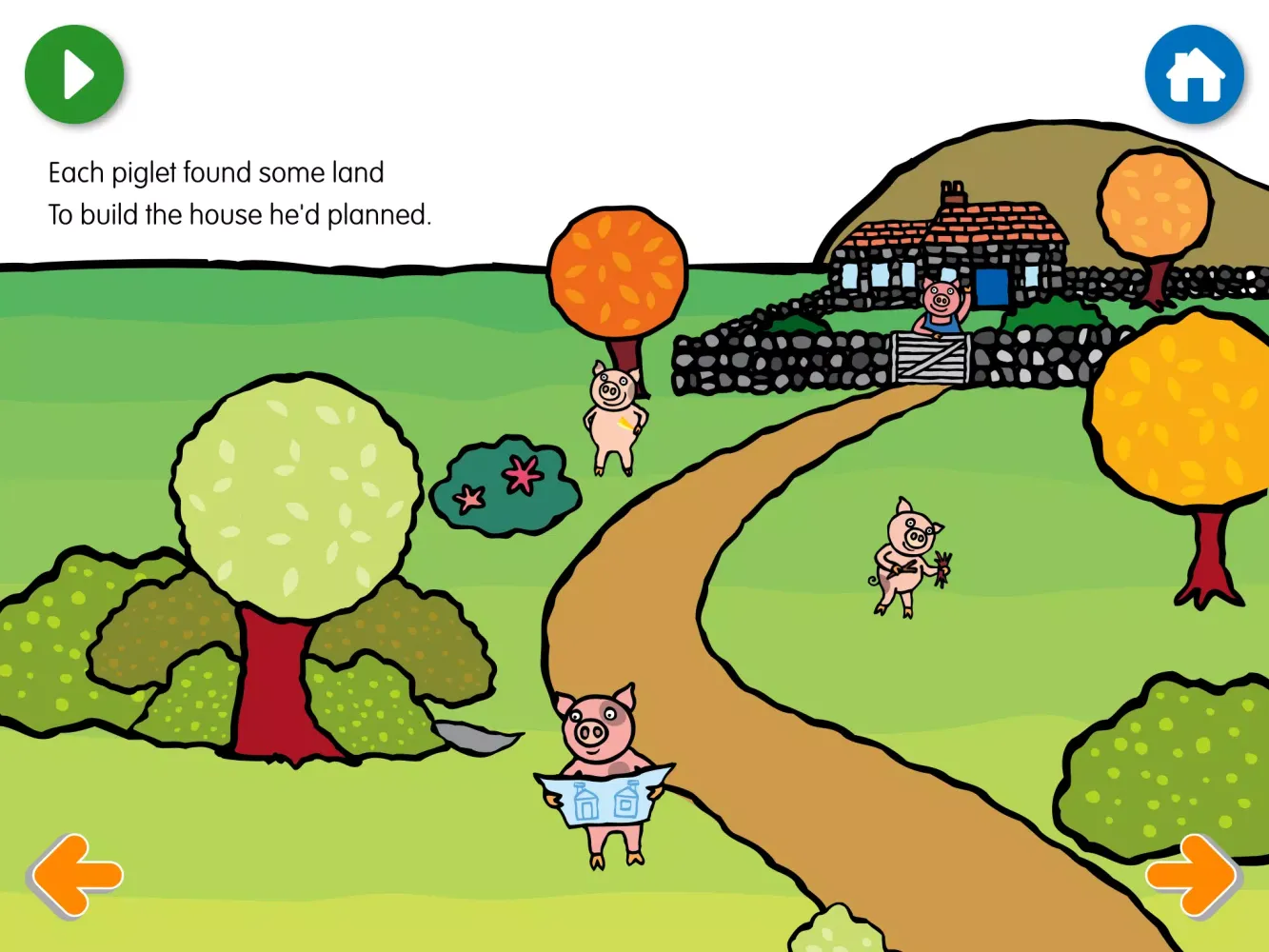 Ảnh chụp màn hình của The Three Little Pigs - US