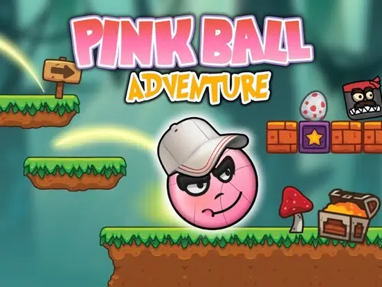 Capturas de pantalla de Pink Adventure Ball Jump iPad 