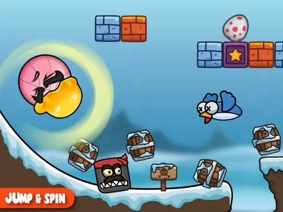 Capturas de pantalla de Pink Adventure Ball Jump iPad 