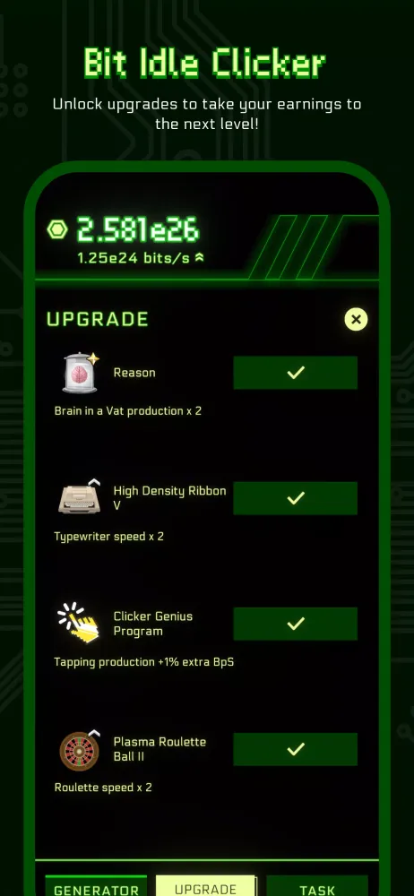 Bit Idle Clicker Screenshots