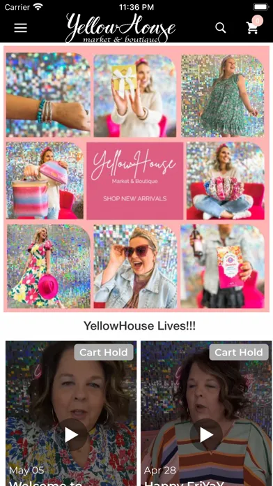 Tangkapan skrin YellowHouse Market & Boutique