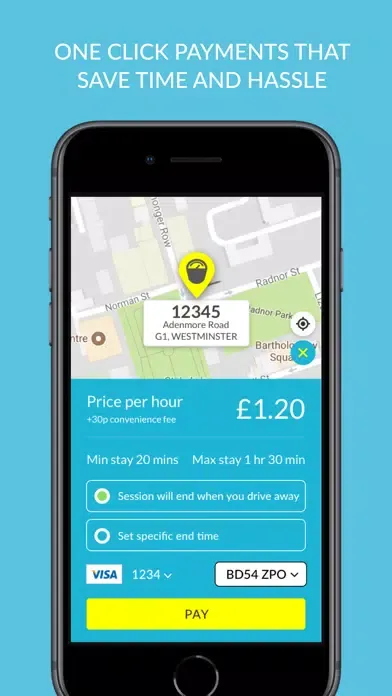 Tangkapan layar AppyParking Harrogate & Dundee