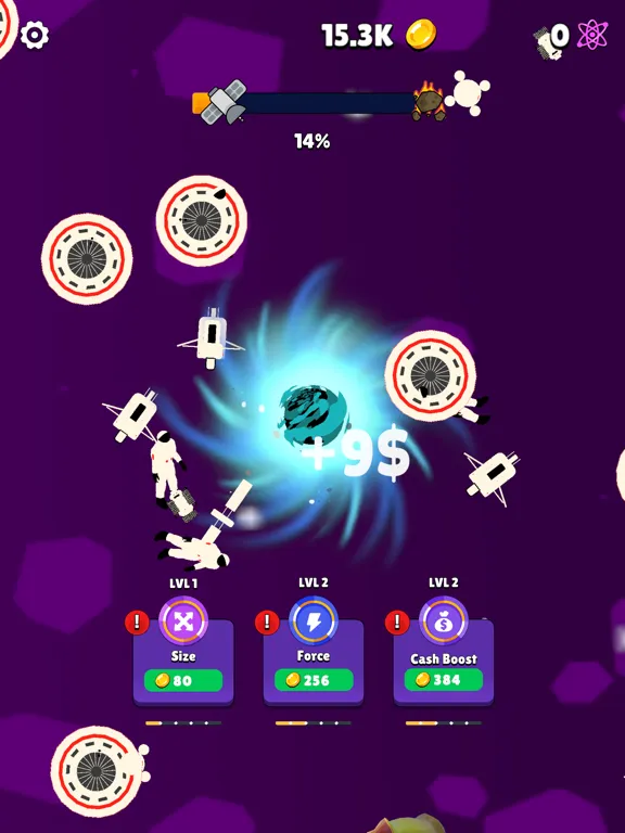Tangkapan skrin Idle Black Hole iPad 