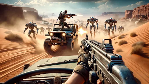Capturas de tela do Cyber Strike: Robot Warfare