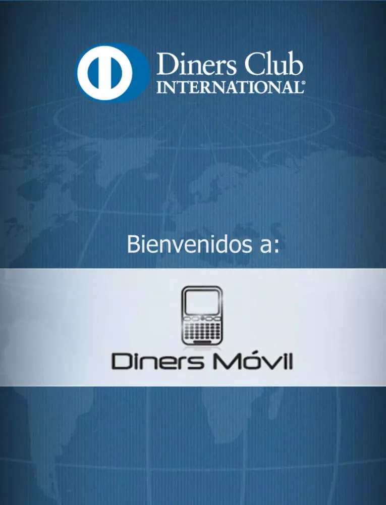Diners Móvil iPad  Screenshots