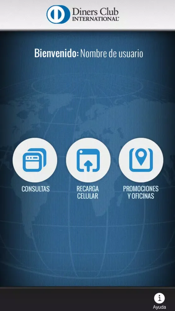 Diners Móvil Screenshots