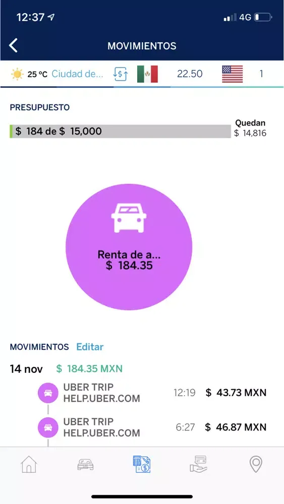 Mi app de Viajes स्क्रीनशॉट