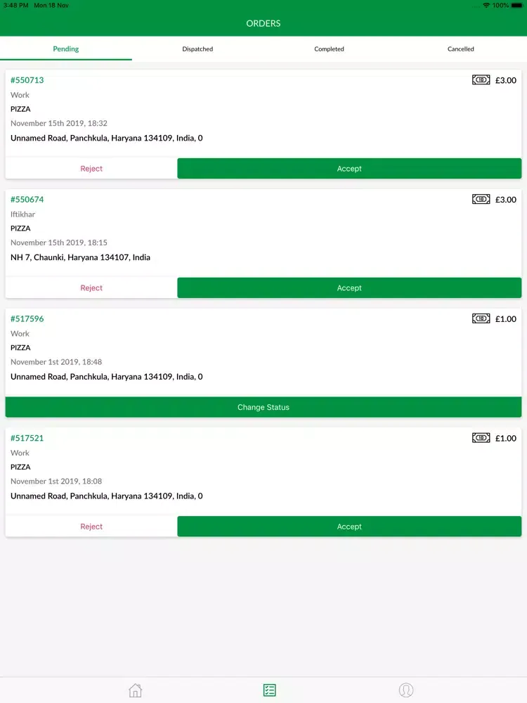 Pak Eat Merchant iPad 应用截图