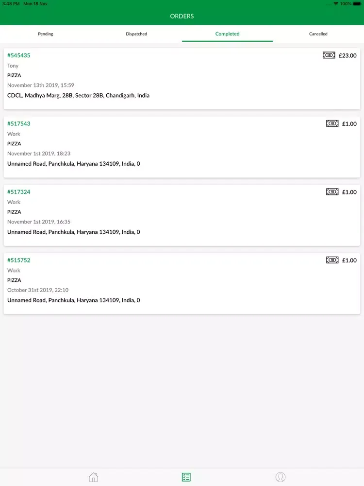 Pak Eat Merchant iPad 应用截图